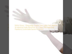 Нитриловые перчатки - одноразовые, без пудры, без латекса, медицинского и промышленного класса, синие/розовые, размеры XS-L, одобрены FDA, гибкая и удобная барьерная защита